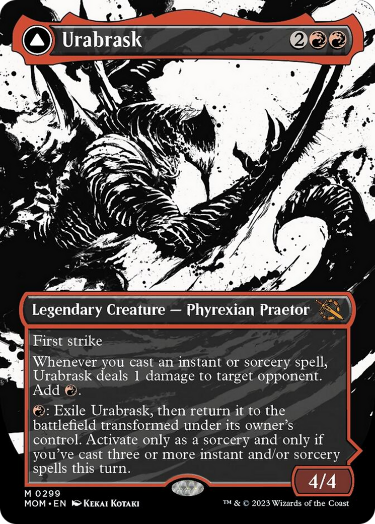 Urabrask // The Great Work (Showcase Planar Booster Fun) [March of the Machine]-1
