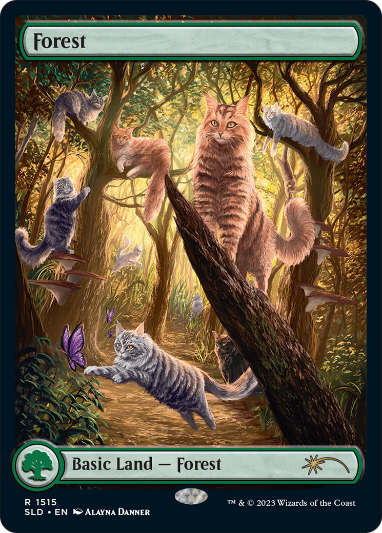 Forest (1515) [Secret Lair Commander Deck: Raining Cats and Dogs]-1