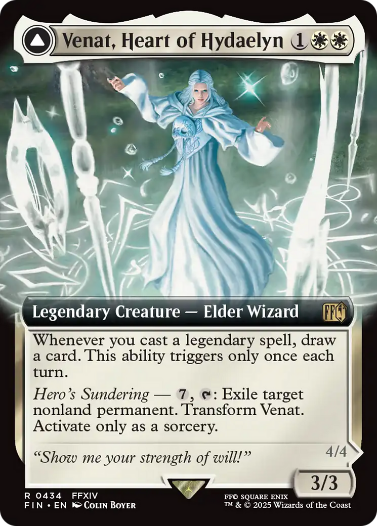 Venat, Heart of Hydaelyn (Extended Art) (FIN-434) - FINAL FANTASY: (Extended Art) Foil-1