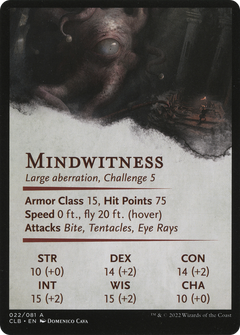 Consuming Aberration // Consuming Aberration (ACLB-022) - Battle for Baldur's Gate Art Series (Borderless) Foil-2