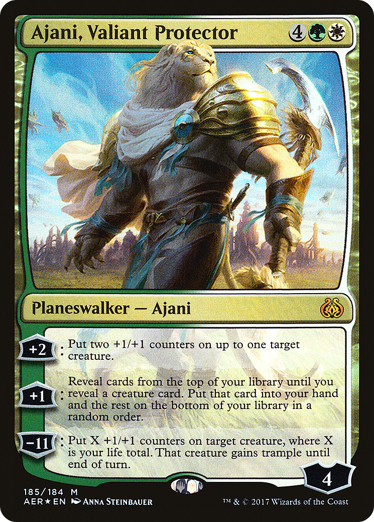 Ajani, Valiant Protector [Aether Revolt]-1