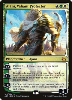 Ajani, Valiant Protector [Aether Revolt]-1
