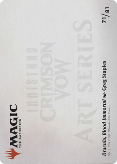 Dracula, Blood Immortal // Dracula, Blood Immortal (AVOW-071) - Crimson Vow Art Series (Borderless)-2