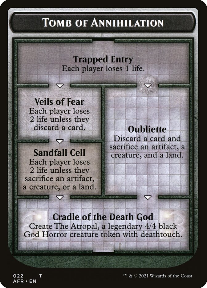 Tomb of Annihilation Token (Oversized) [Oversize Cards]-1