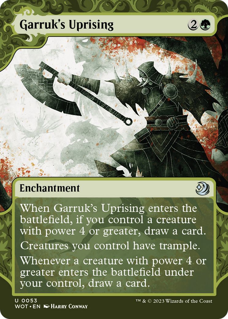 Garruk's Uprising [Wilds of Eldraine: Enchanting Tales]-1