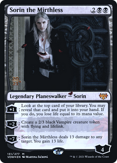 Sorin the Mirthless [Innistrad: Crimson Vow Prerelease Promos]-1