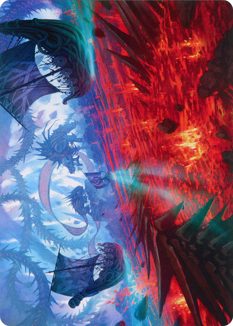 Invasion of Kaldheim // Invasion of Kaldheim (AMOM-033) - March of the Machine Art Series (Borderless) Foil-1