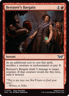 Betrayer's Bargain [Duskmourn: House of Horror]-1