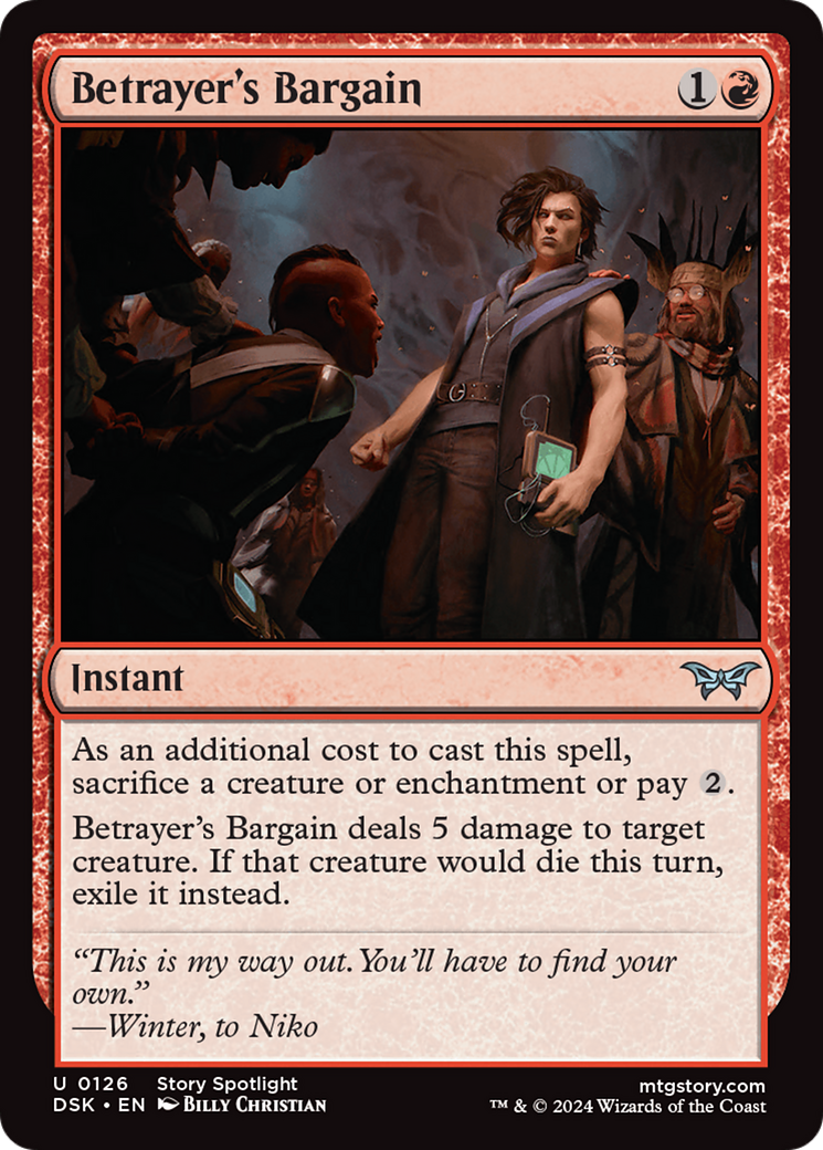 Betrayer's Bargain [Duskmourn: House of Horror]-1