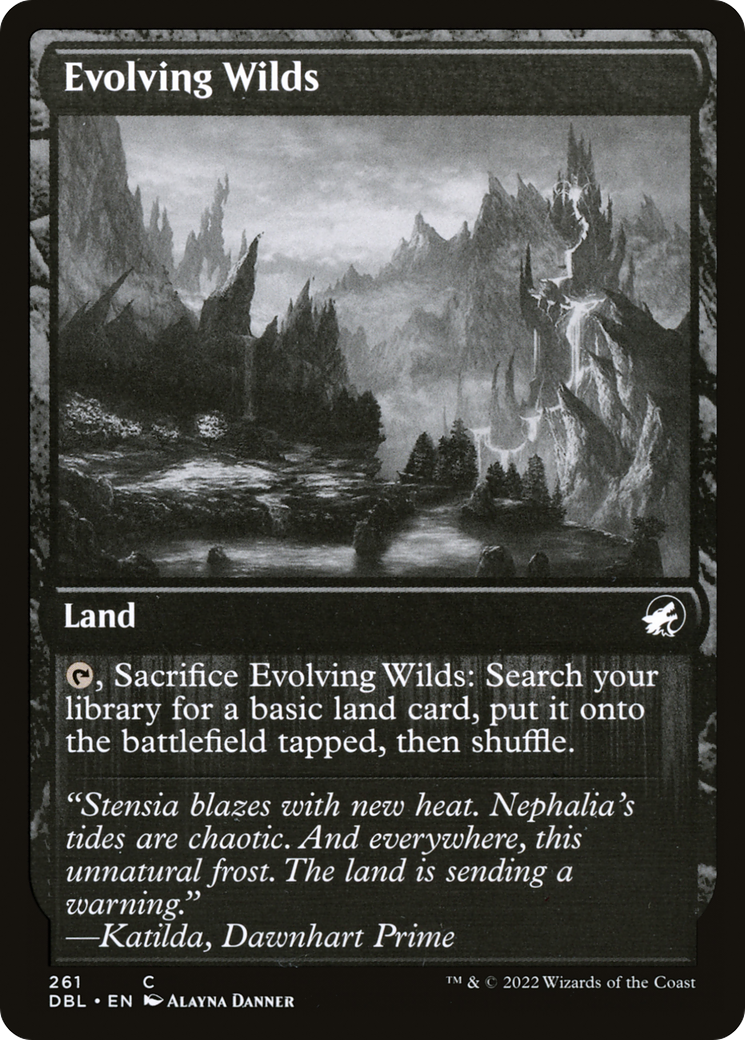 Evolving Wilds (261) [Innistrad: Double Feature]-1