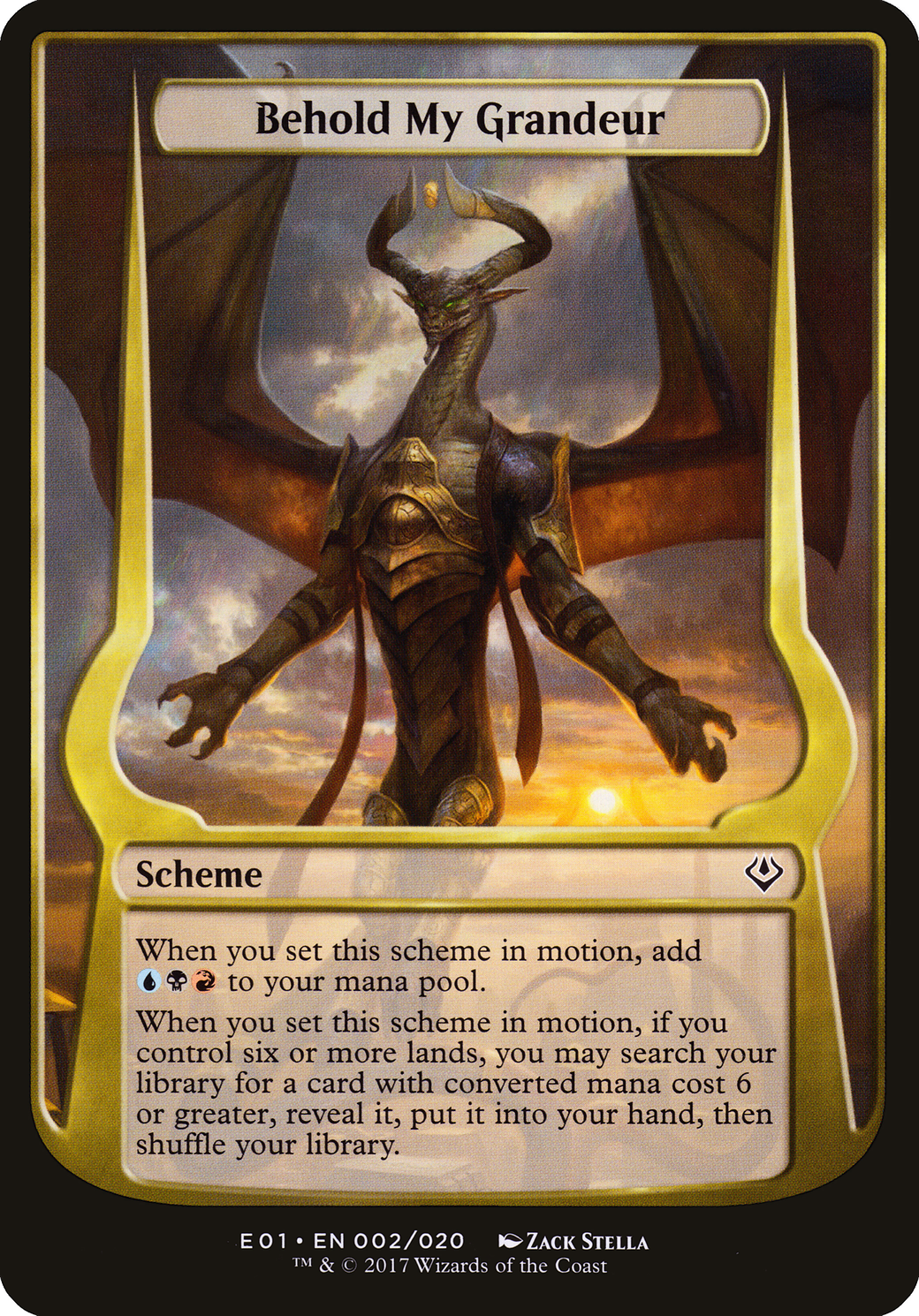 Behold My Grandeur (Schemes) [Archenemy: Nicol Bolas Schemes]-1