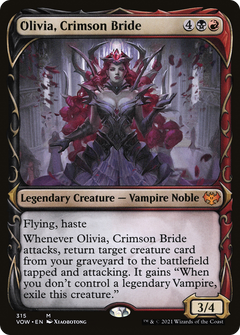 Olivia, Crimson Bride (Showcase Fang Frame) [Innistrad: Crimson Vow]-1