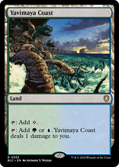 Yavimaya Coast (BLC-355) - Bloomburrow Commander-1