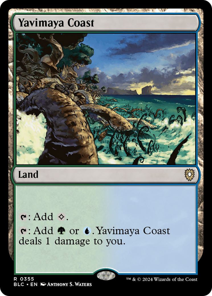 Yavimaya Coast (BLC-355) - Bloomburrow Commander-1