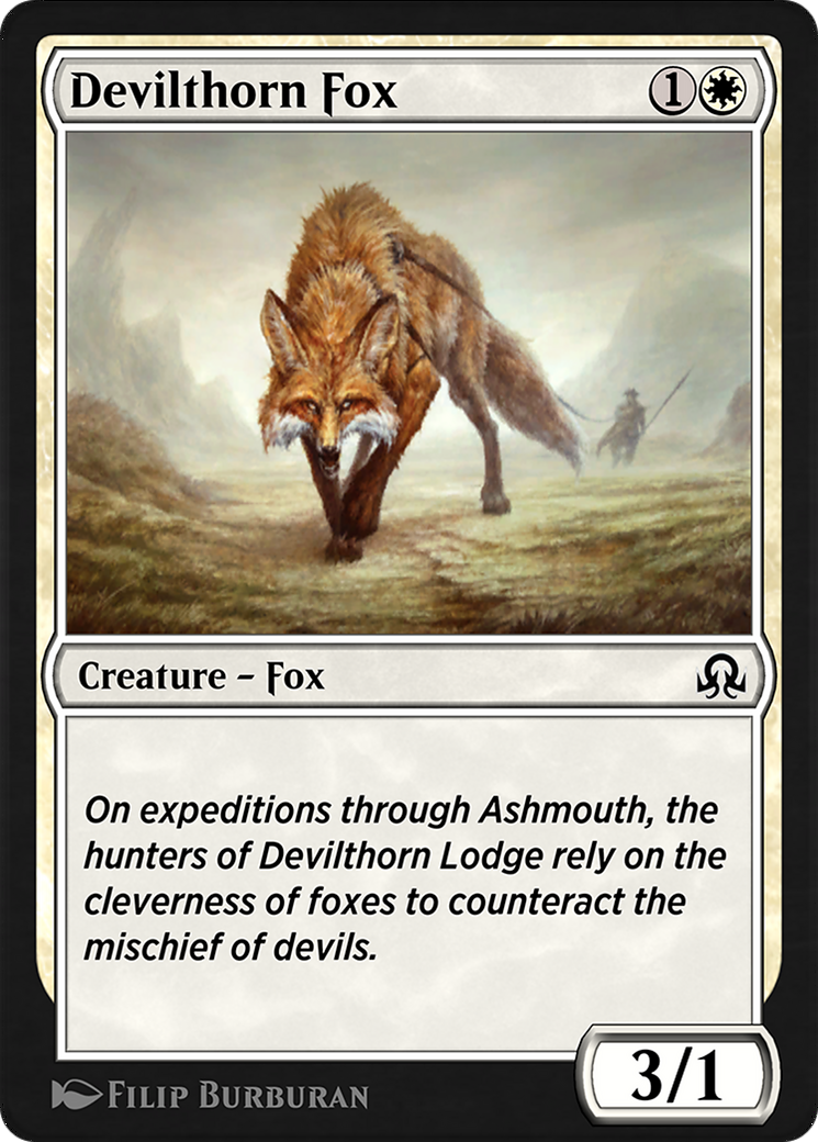 Devilthorn Fox (SIR-025) - Shadows over Innistrad Remastered-1
