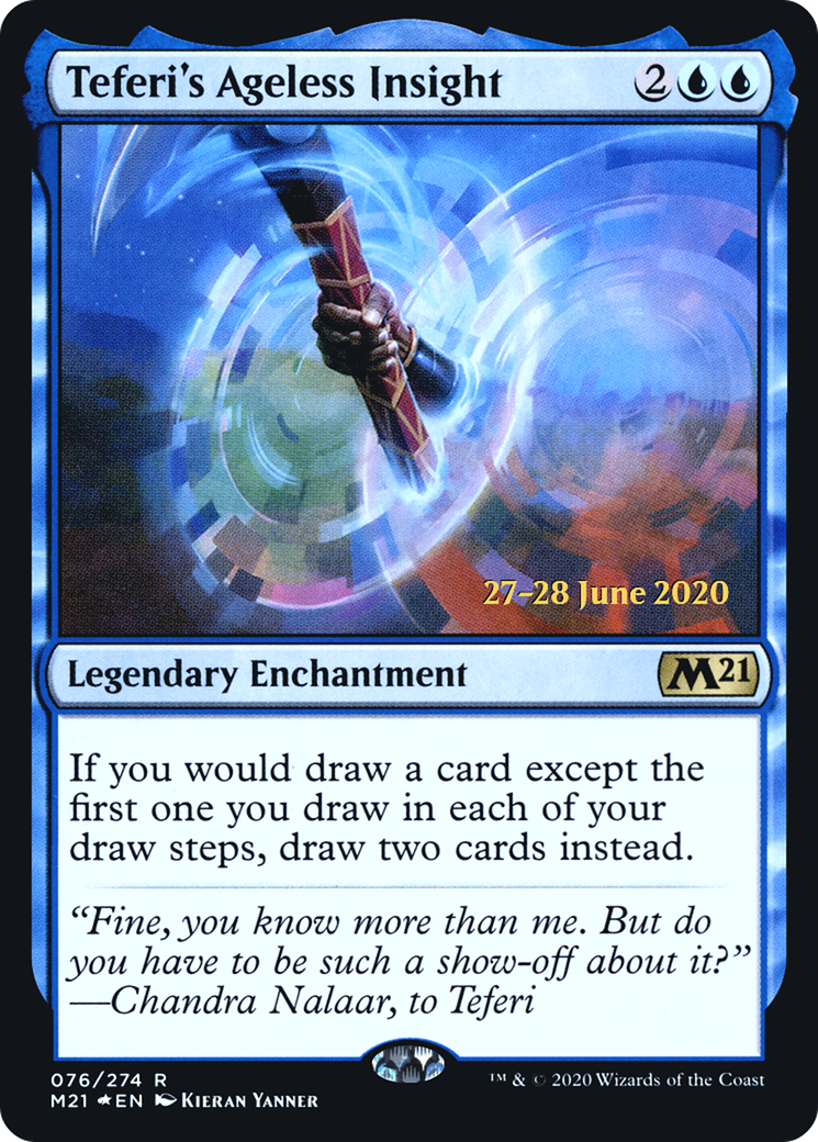 Teferi's Ageless Insight [Core Set 2021 Prerelease Promos]-1