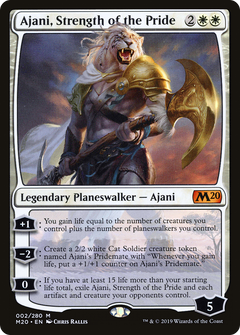Ajani, Strength of the Pride [Core Set 2020]-1