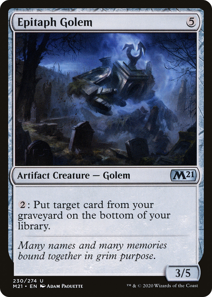 Epitaph Golem [Core Set 2021]-1