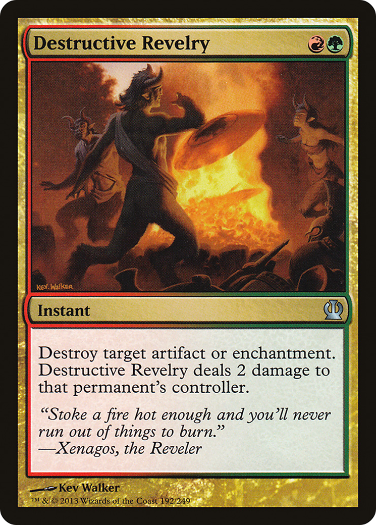 Destructive Revelry [Theros]-1