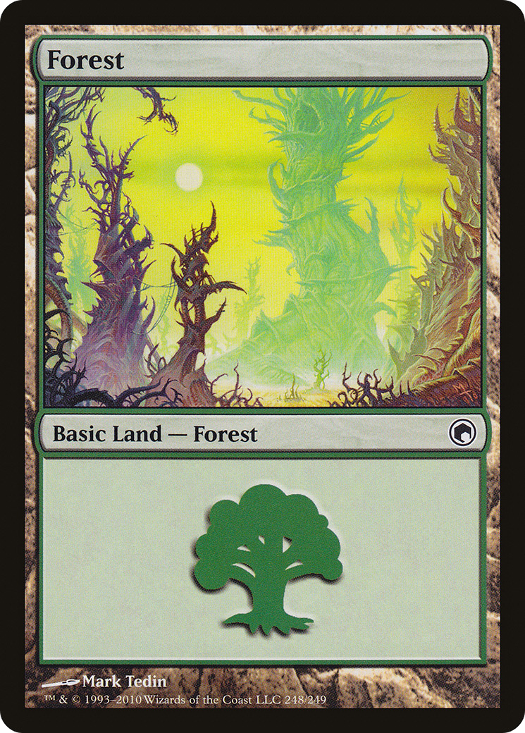 Forest (248) [Scars of Mirrodin]-1