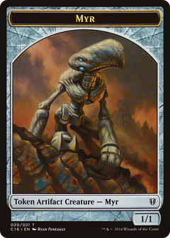 Myr // Bird (002) Double-Sided Token [Commander 2016 Tokens]-3