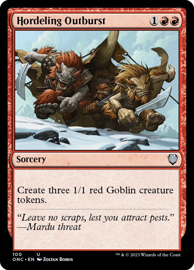 Hordeling Outburst [Phyrexia: All Will Be One Commander]-2