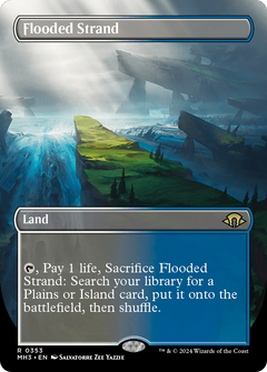 Flooded Strand (Borderless) [Modern Horizons 3]-1