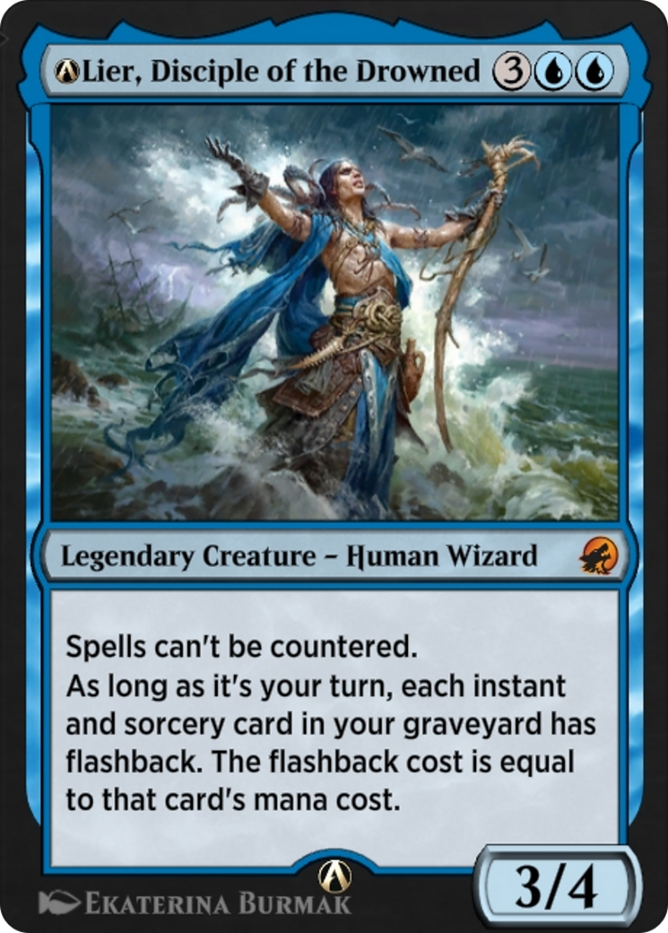 A-Lier, Disciple of the Drowned (MID-A-59) - Innistrad: Midnight Hunt-1