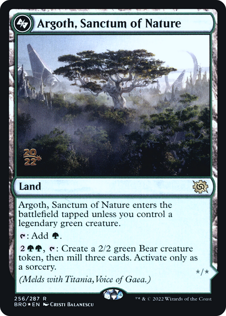 Argoth, Sanctum of Nature [The Brothers' War Prerelease Promos]-1