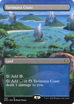 Yavimaya Coast (Borderless) (DMU-382) - Dominaria United (Borderless) Foil-1