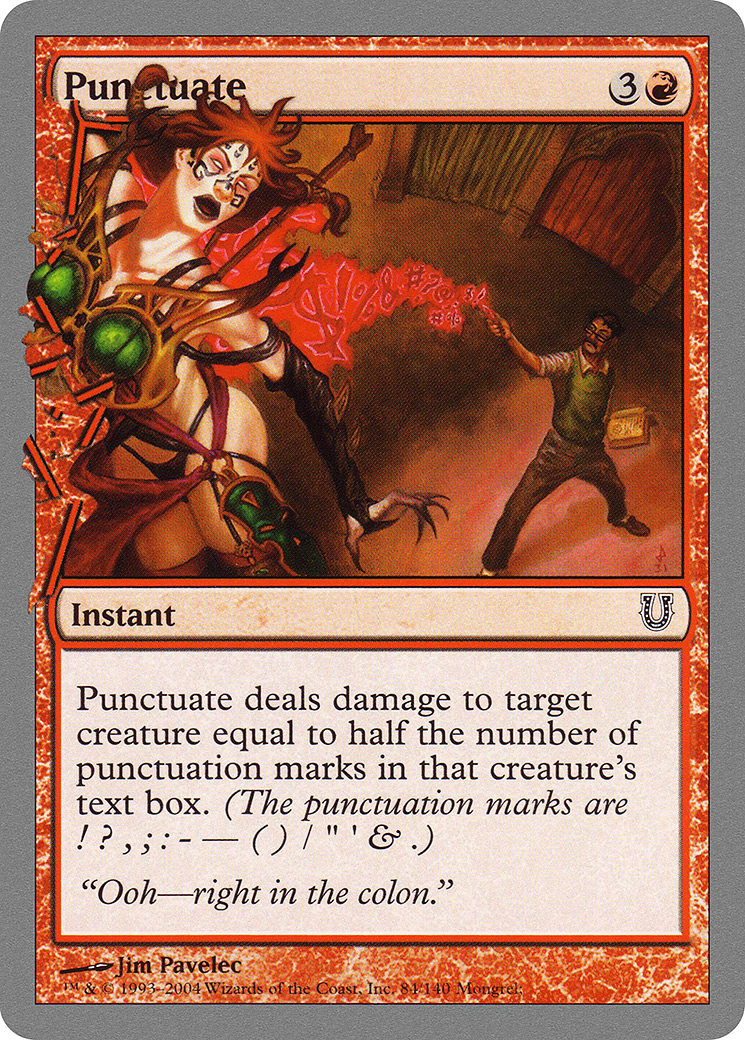 Punctuate [Unhinged]-1
