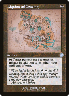 Liquimetal Coating (Retro Schematic) [The Brothers' War Retro Artifacts]-1