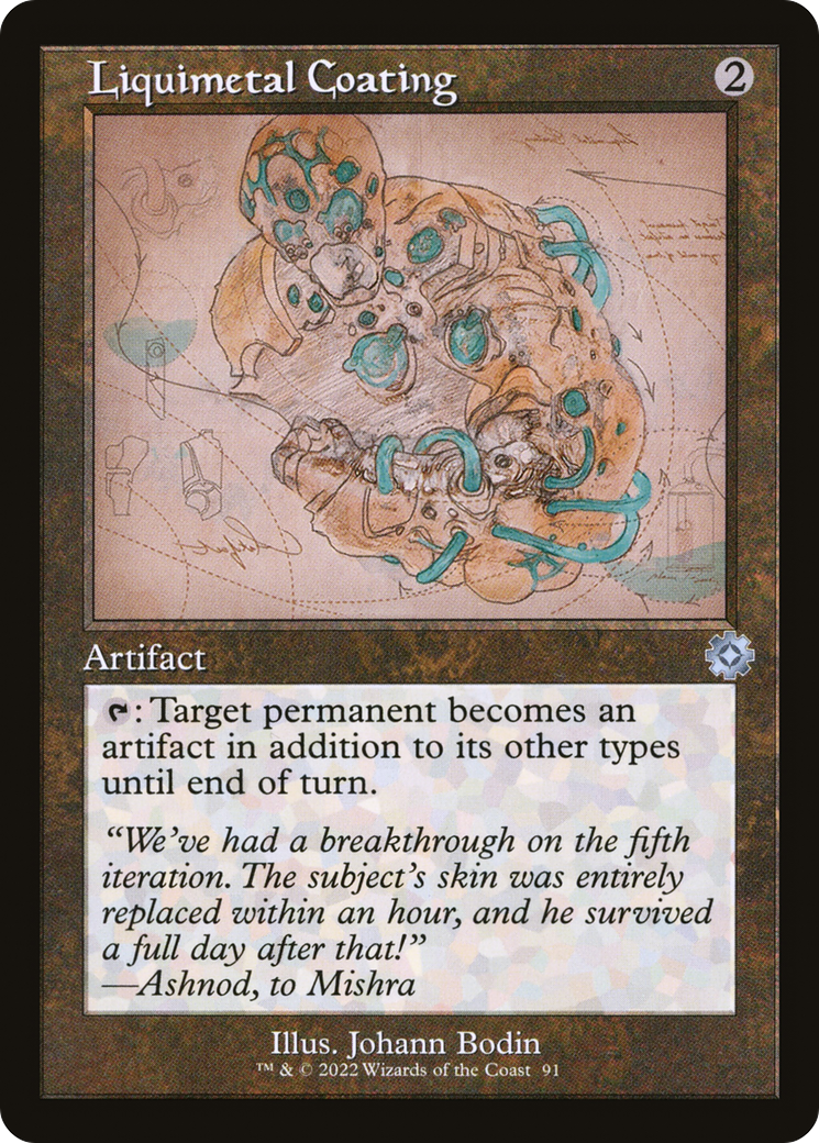 Liquimetal Coating (Retro Schematic) [The Brothers' War Retro Artifacts]-1