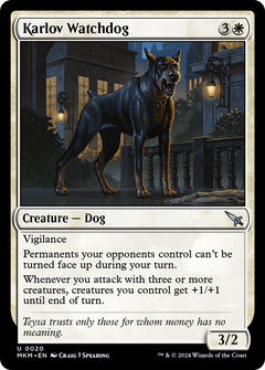 Karlov Watchdog [Murders at Karlov Manor]-1