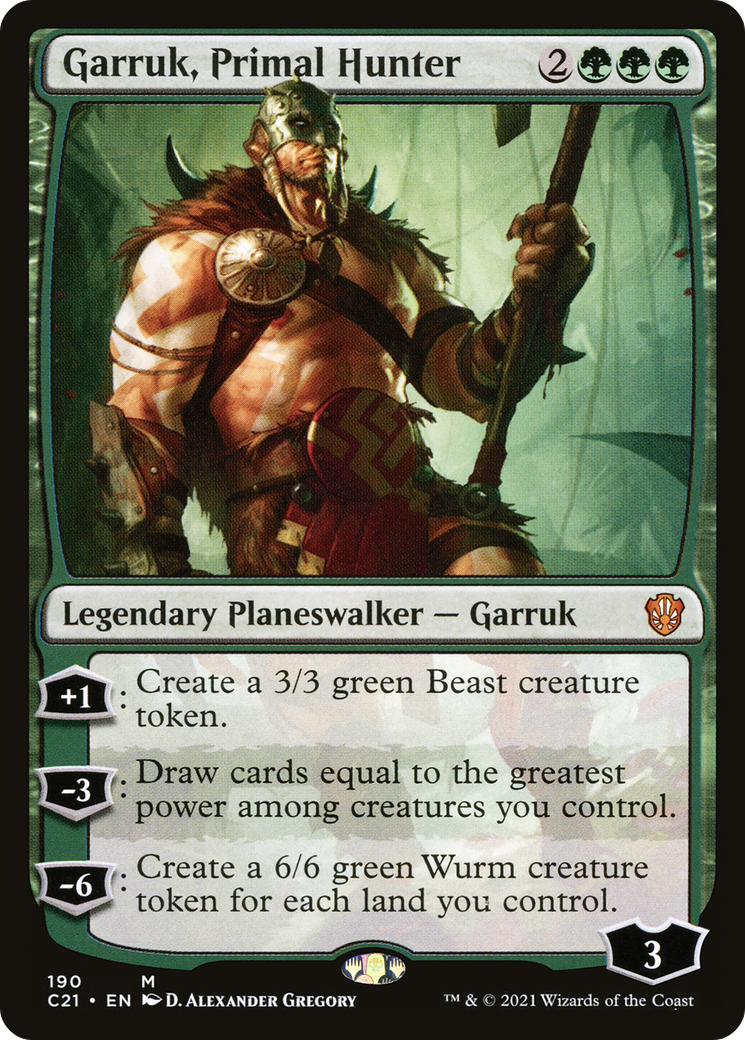 Garruk, Primal Hunter [Commander 2021]-1