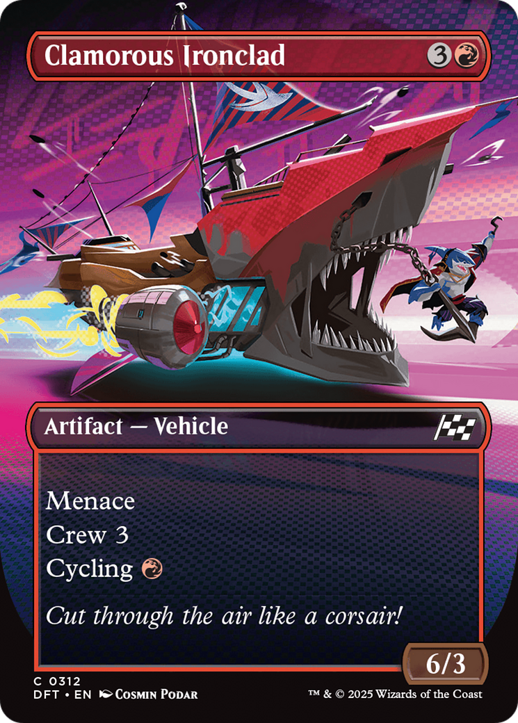 Clamorous Ironclad (Borderless) [Aetherdrift]-1