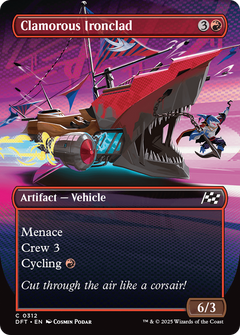 Clamorous Ironclad (Borderless) [Aetherdrift]-1