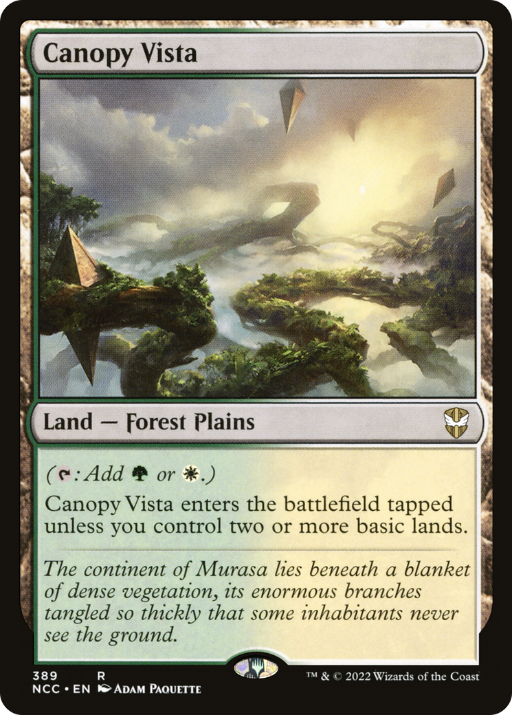 Canopy Vista [Streets of New Capenna Commander]-1