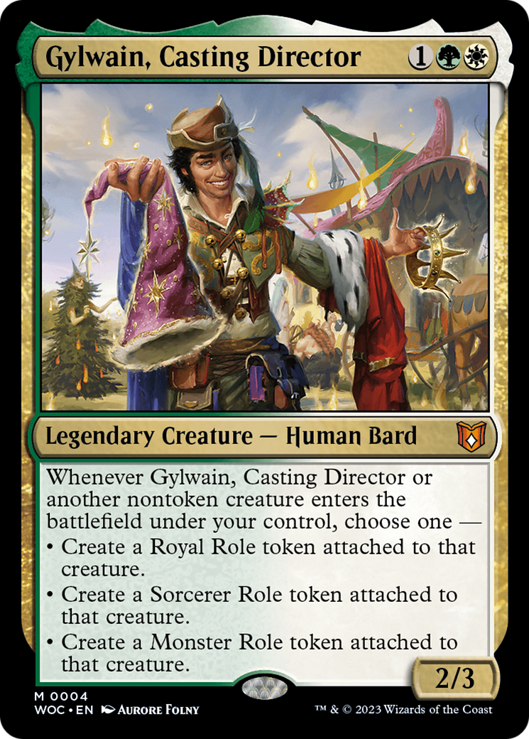 Gylwain, Casting Director [Wilds of Eldraine Commander]-1