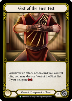 Vest of the First Fist (Golden) [FAB100] (Promo)  Cold Foil-1