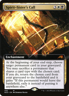 Spirit-Sister's Call (Extended Art) [Kamigawa: Neon Dynasty]-1