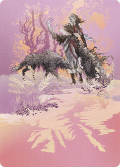 Arlinn, the Pack's Hope // Arlinn, the Pack's Hope (AMID-003) - Midnight Hunt Art Series (Borderless) Foil-1