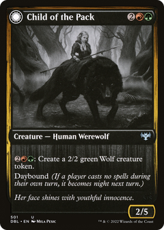 Child of the Pack // Savage Packmate [Innistrad: Double Feature]-3