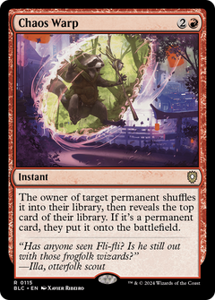 Chaos Warp [Bloomburrow Commander]-1