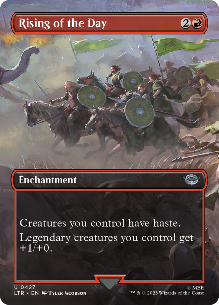 Rising of the Day (Borderless Alternate Art) [The Lord of the Rings: Tales of Middle-Earth]-1