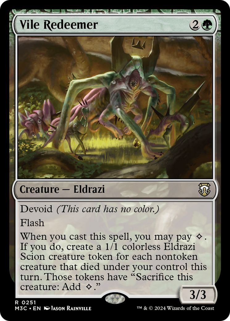 Vile Redeemer (M3C-251) - Modern Horizons 3 Commander: (devoid)-1