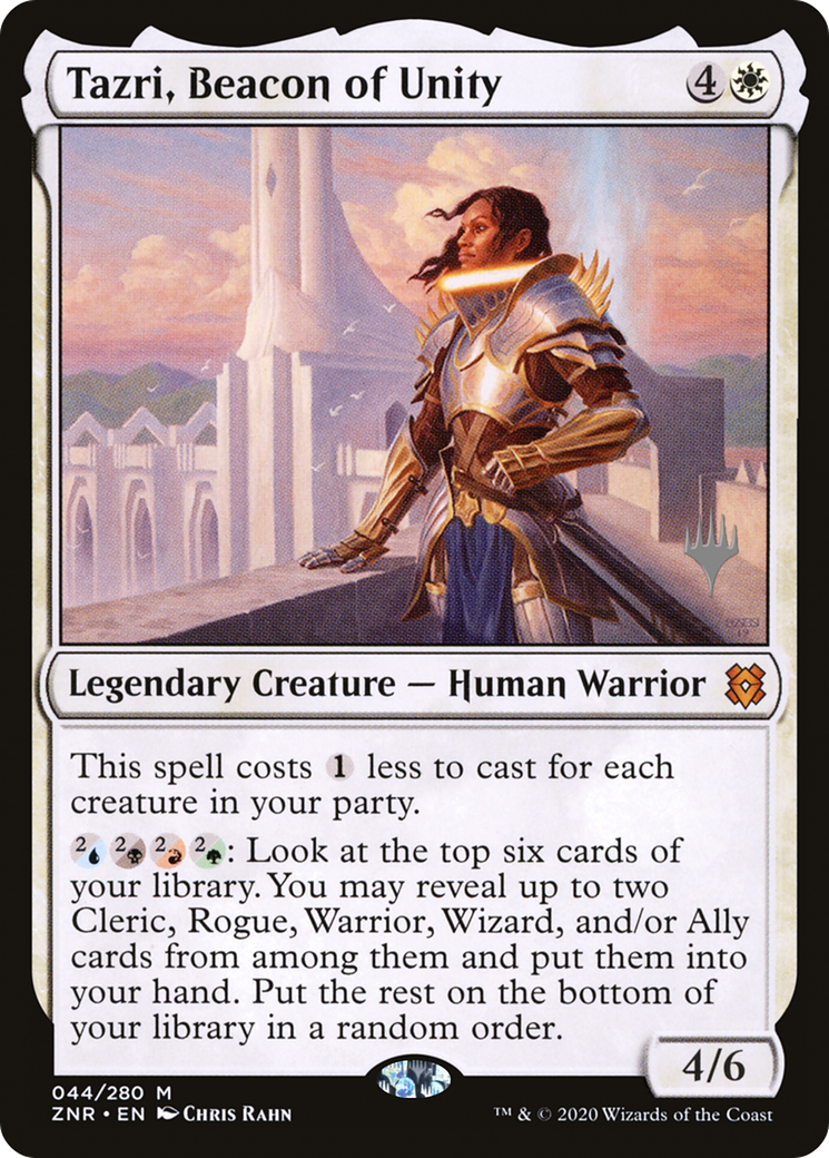 Tazri, Beacon of Unity (Promo Pack) [Zendikar Rising Promos]-1