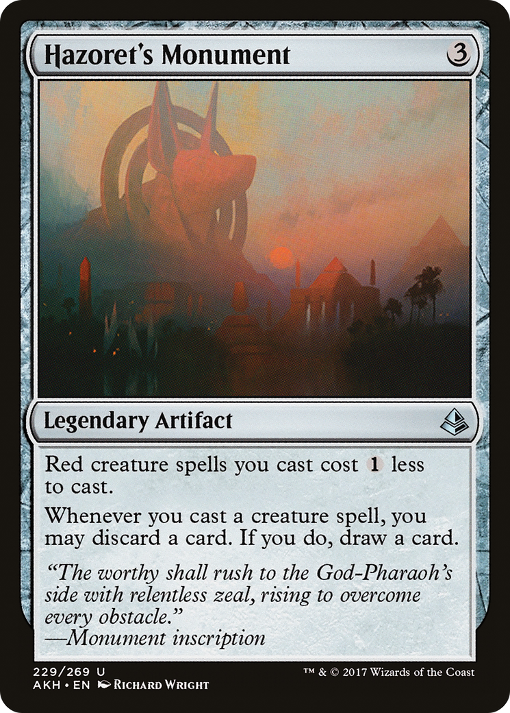 Hazoret's Monument [Amonkhet]-1