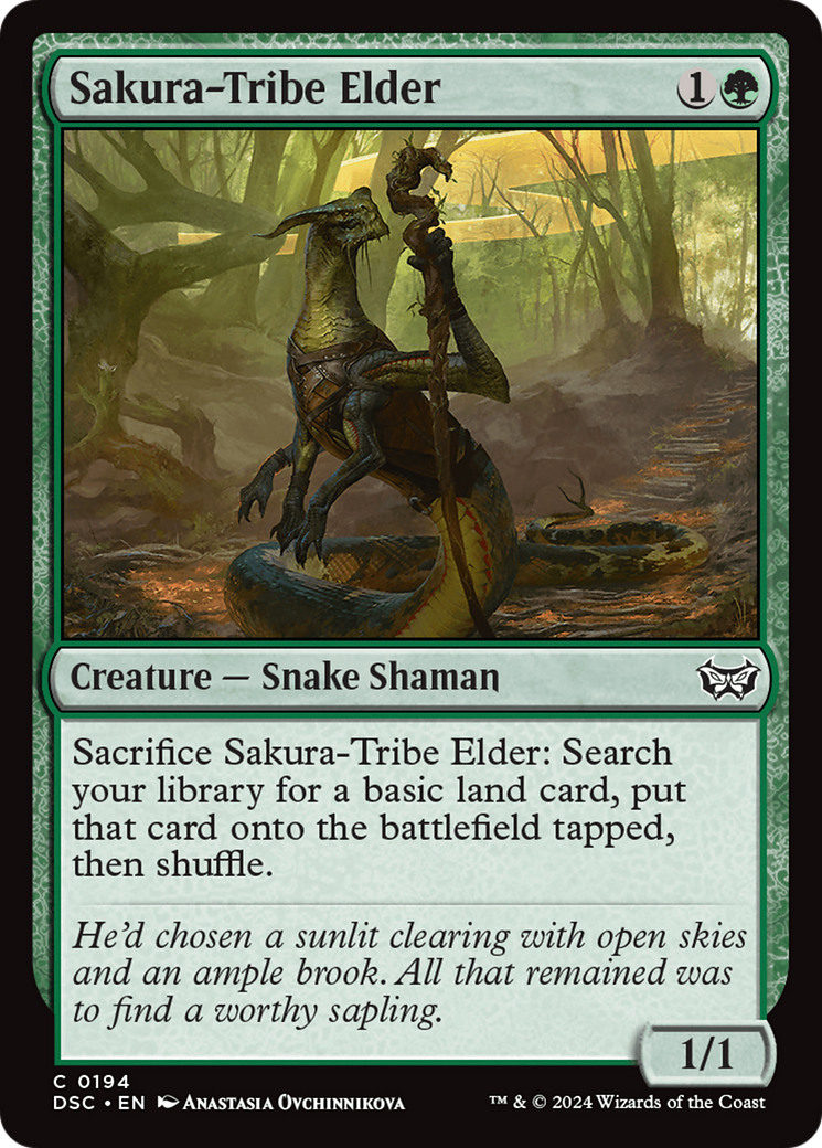 Sakura-Tribe Elder [Duskmourn: House of Horror Commander]-1