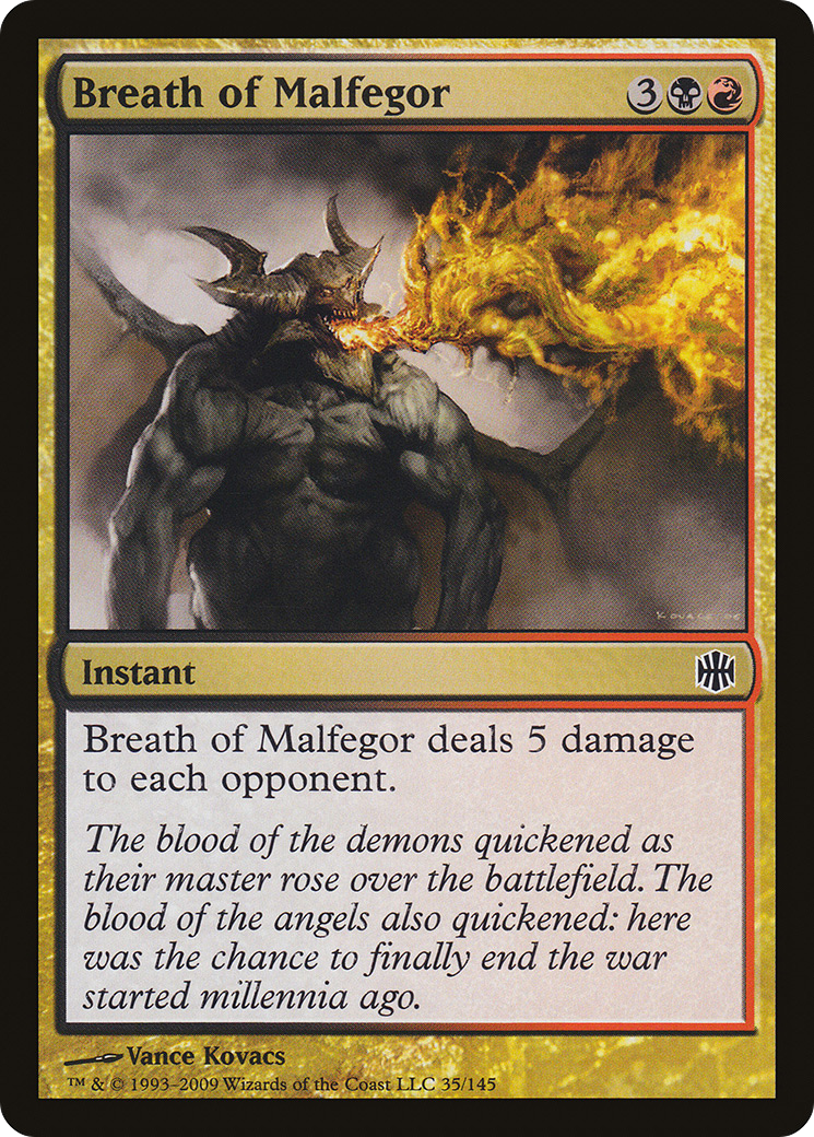 Breath of Malfegor [Alara Reborn]-1